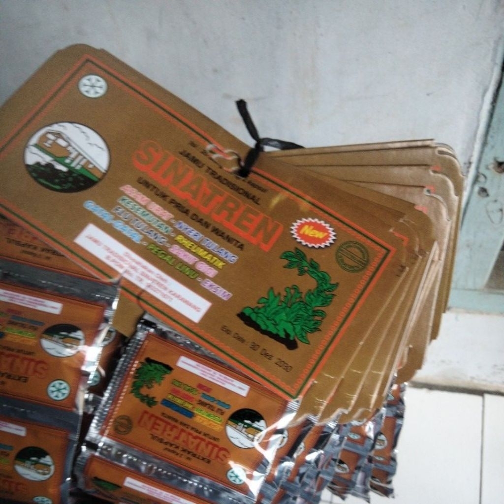 Kapsul herbal SINATREN kemasan hanger isi 20 sachet