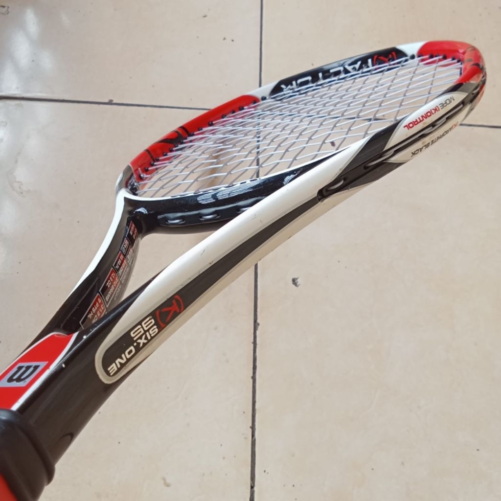 Raket tenis wilson kfactor six one 95 original