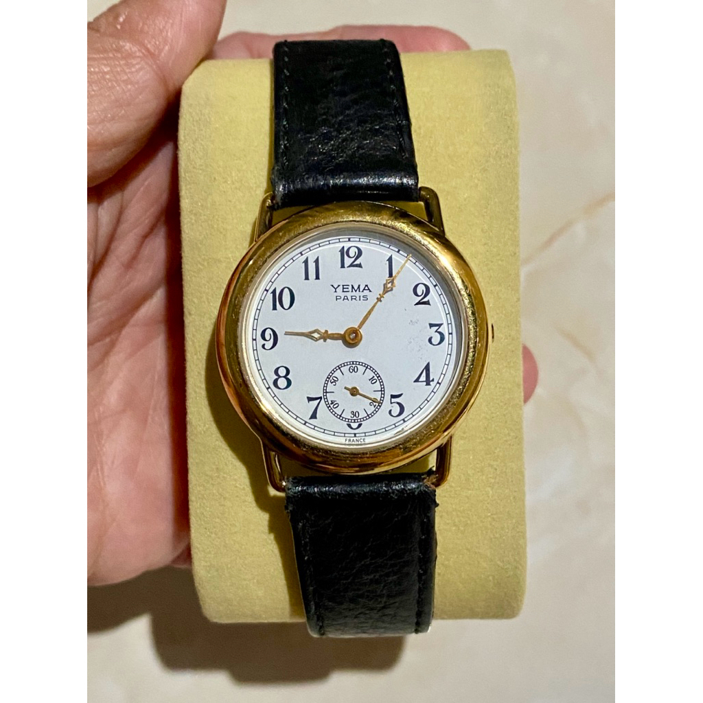 Jam Tangan Vintage YEMA Paris Small Second - Original France Assembled