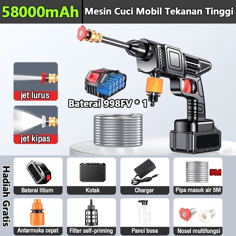 Cuci Mobil Jet Cleaner Mesin Peralatan Mesin Cuci Mobil Jet Cleaner Mobil Pompa Mesin Portable Sempr
