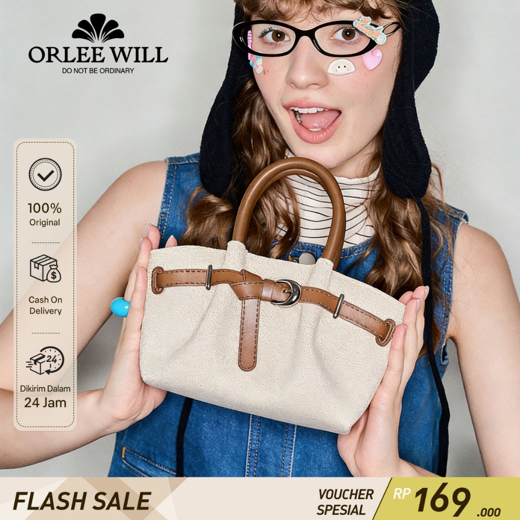Tas Selempang Wanita Elegan Tas Kecil Selempang Wanita Lucu Vintage Tas Bantal QT-0728