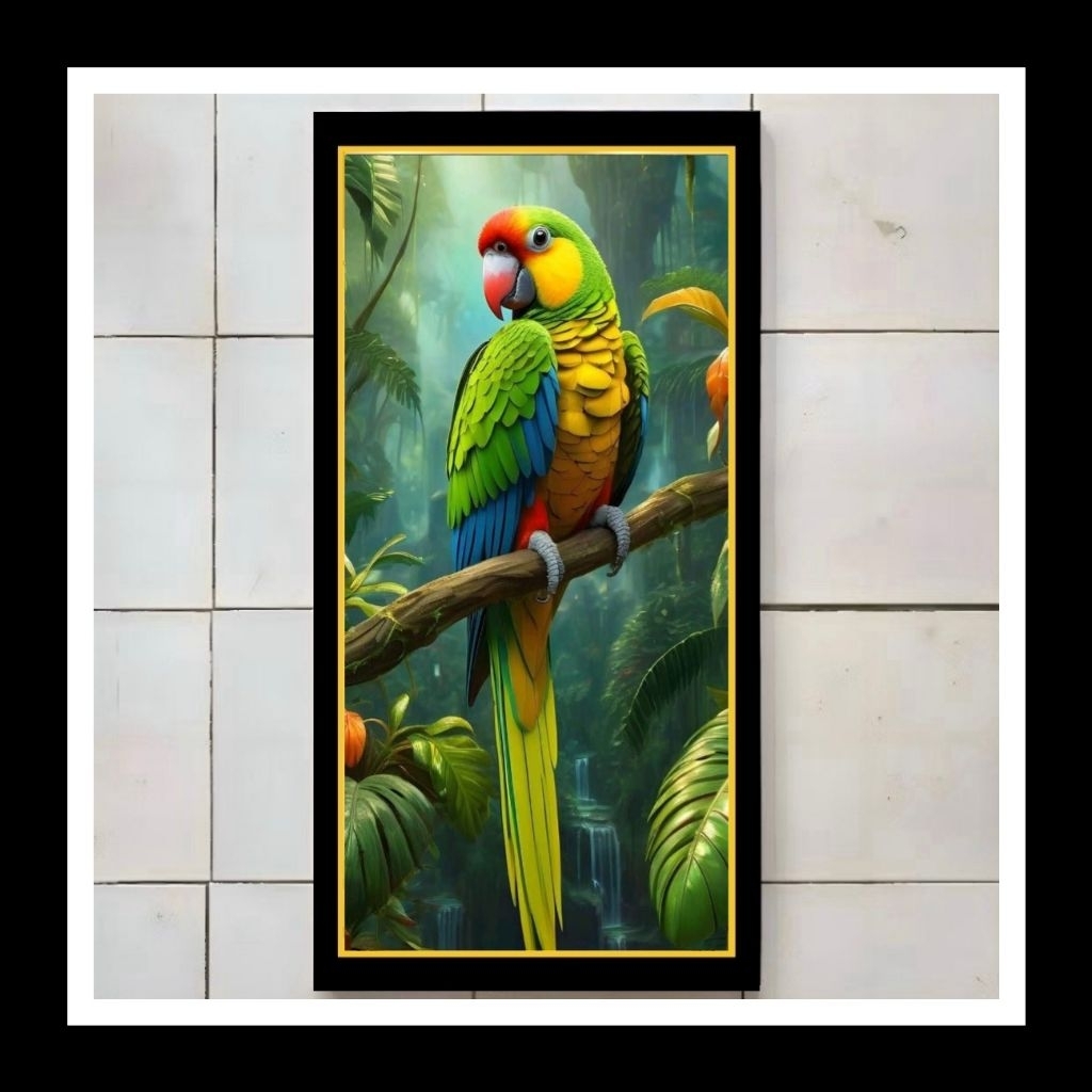 burung macaw cucuk merah yang cantik dan estetic