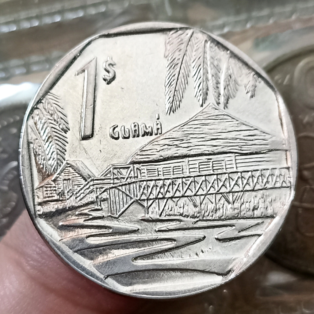 Koin Kuno Cuba 1 Peso