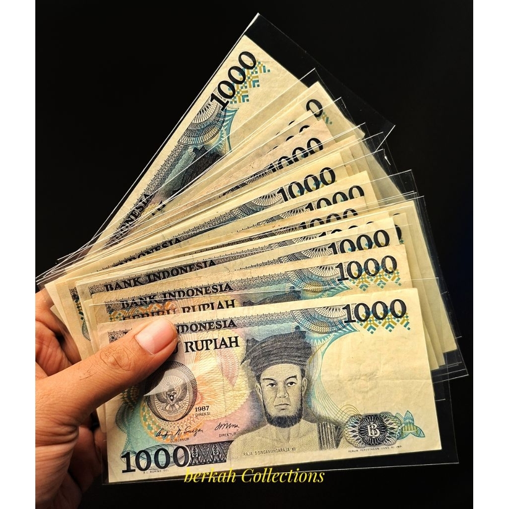 uang kuno 1000 Rupiah Sisingamangaraja 1987