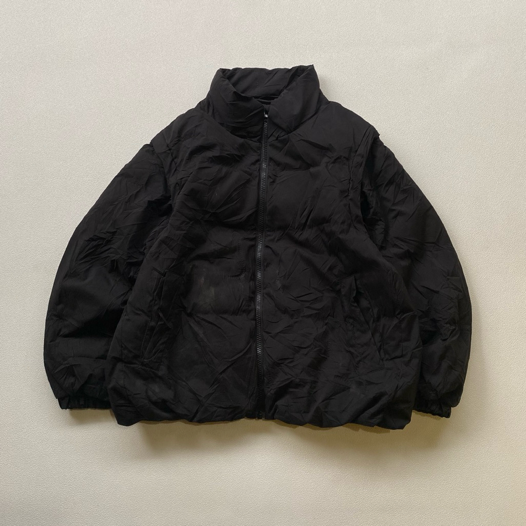 jaket gelembung puffer windbreaker uniqlo bisa jadi vest uniqlo