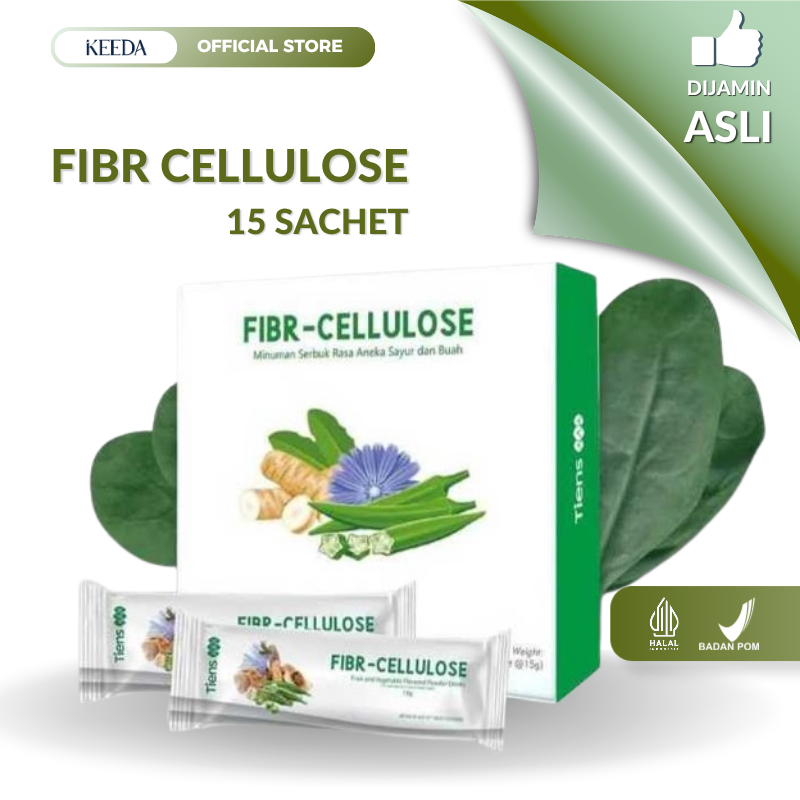 Tiens FIBR Cellulose - Minuman Serat Tinggi Menjaga Imunitas Tubuh dan Melancarkan Pencernaan Double