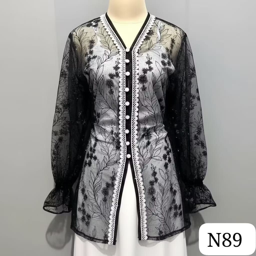 OUTER BRUKAT YEON OUTER BAHAN TILE BERKUALITAS/BAJU BRUKAT WANITA TERBARU ji
