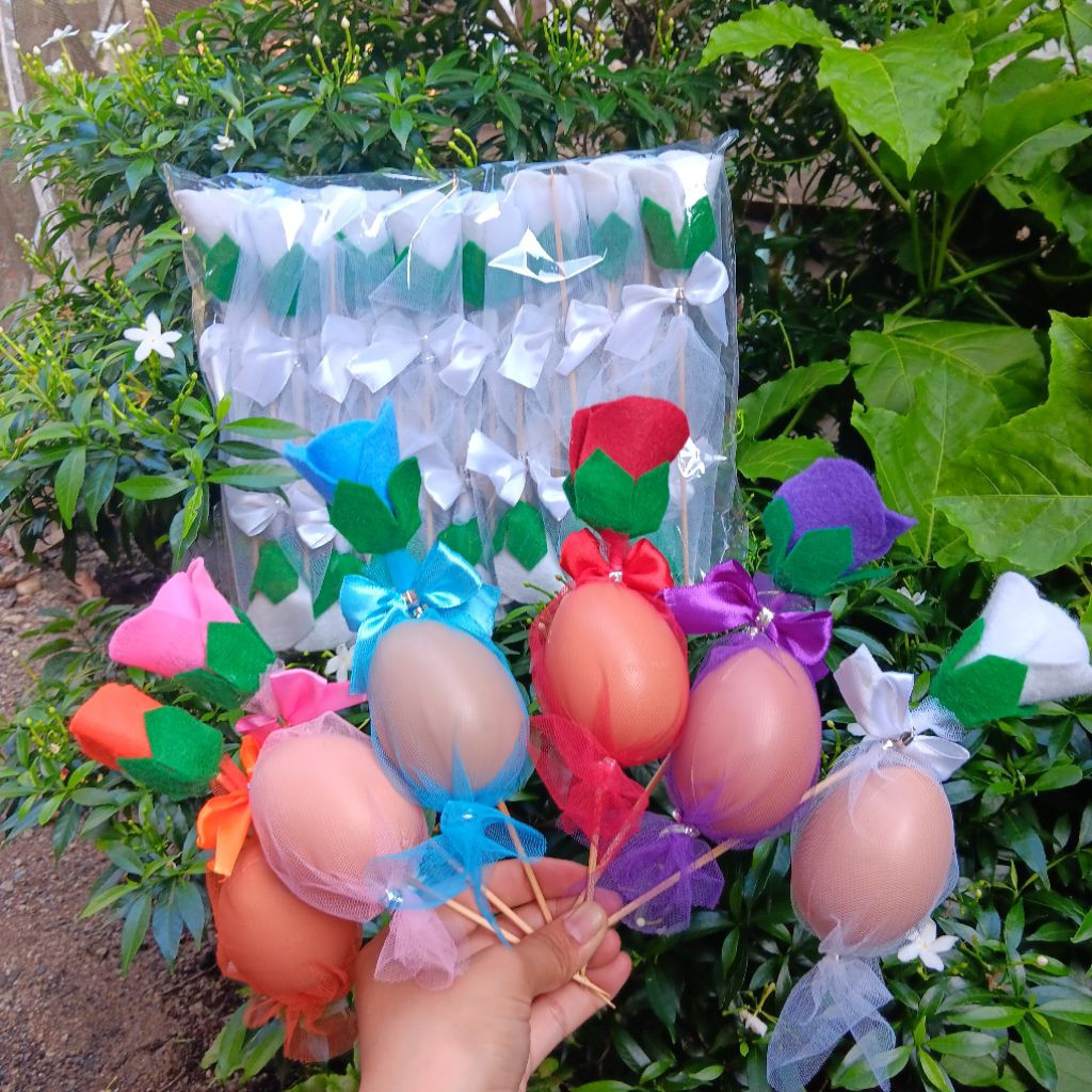 Bunga Telur/kembang telur aqiqah/khataman/pernikahan/maulid nabi