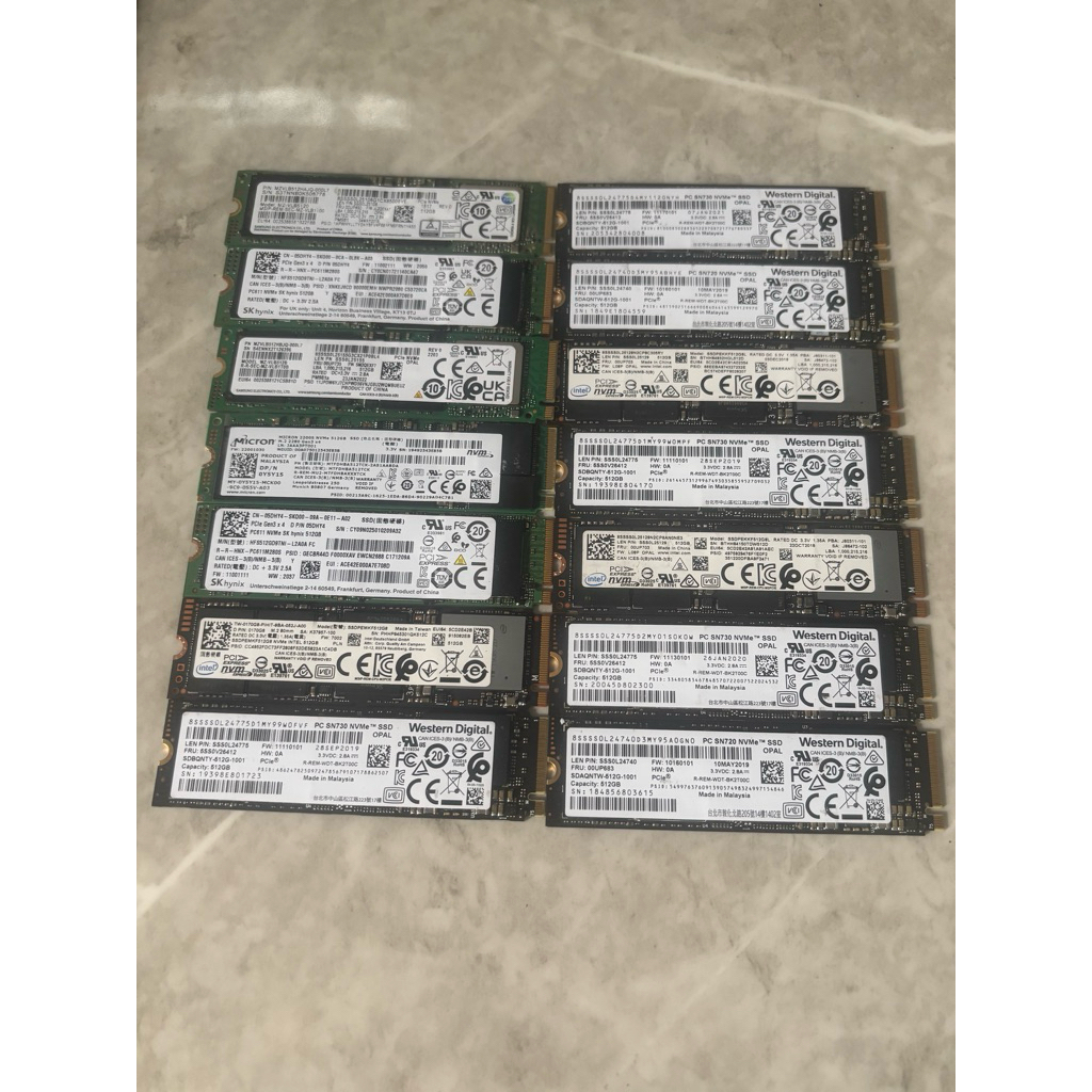 Ssd NVMe 512GB PCIe Gen3x4 512GB
