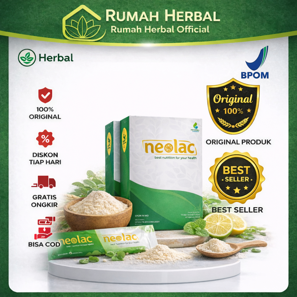 Promo Bundle Hemat Neolac Probiotik BPOM Sachet – Suplemen Pencernaan Anak Dewasa Lansia Melancarkan