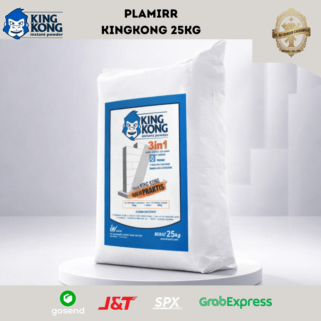 ( KHUSUS INSTANT ) Semen KINGKONG Plamir 25KG Wilayah Palembang