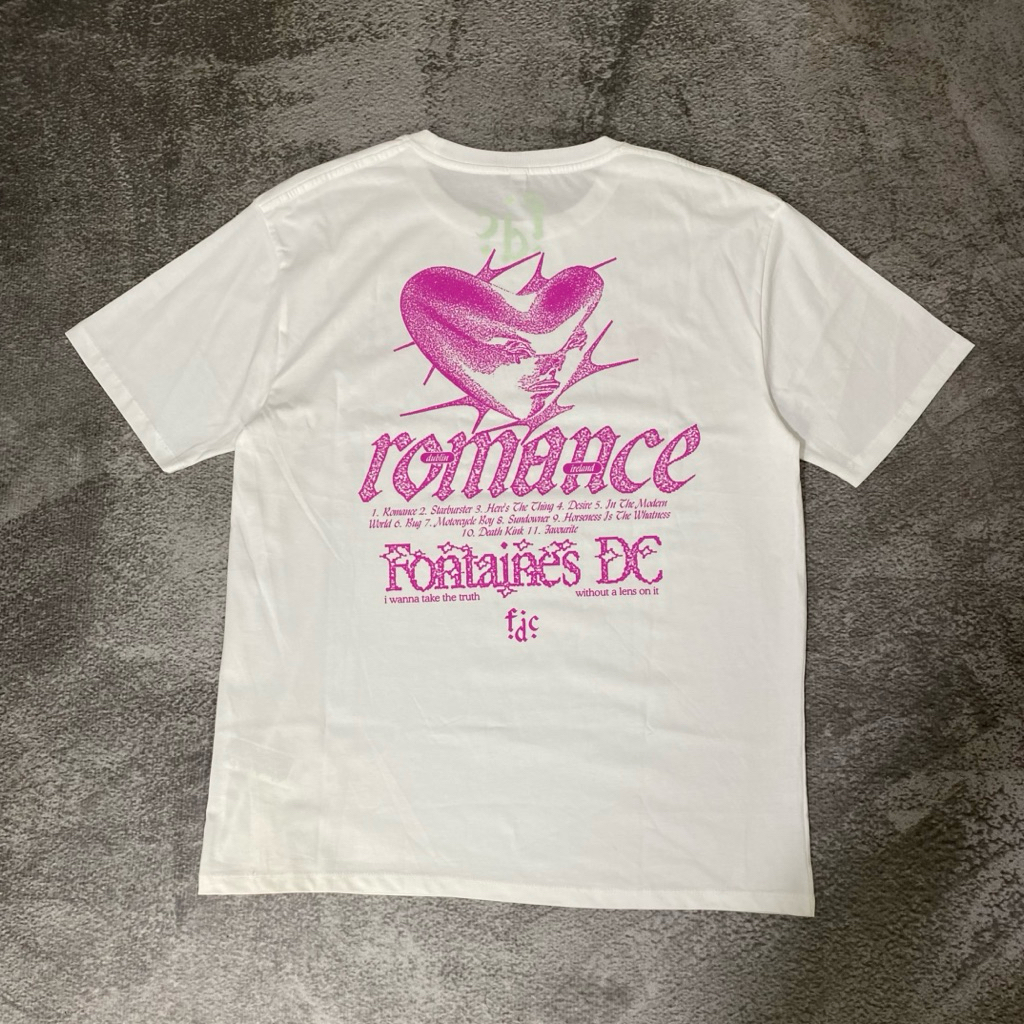 Fontaines D.C. - Romance Tracklist T-Shirt
