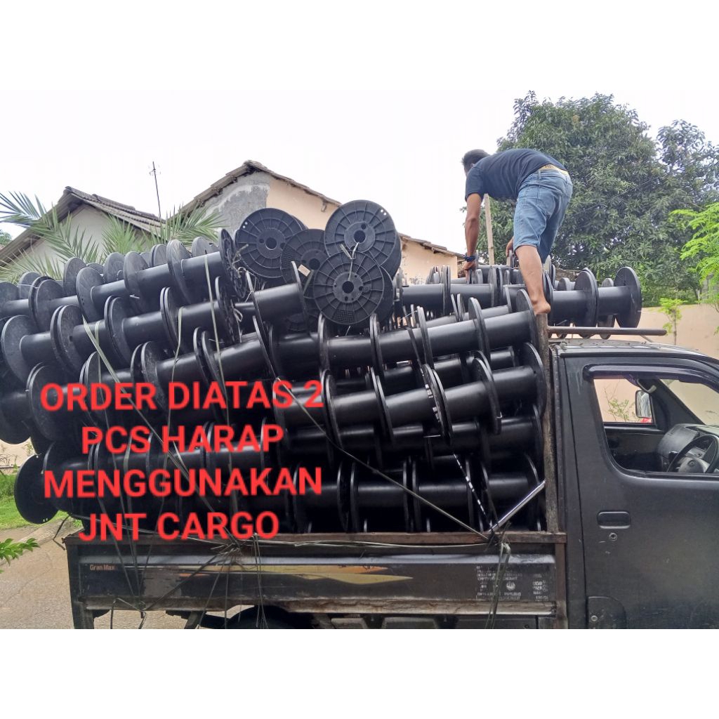 ROLL KLOSAN BOBIN PLASTIK HITAM SUPER JUMBO-ukuran besar kapasitas 100m.Praktis Digunakan
