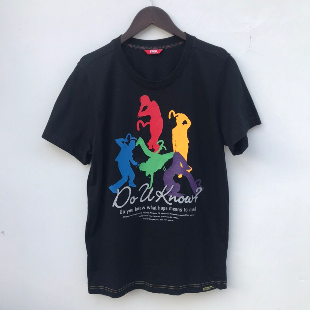 Kaos by Evisu Genes tee Black sz Small