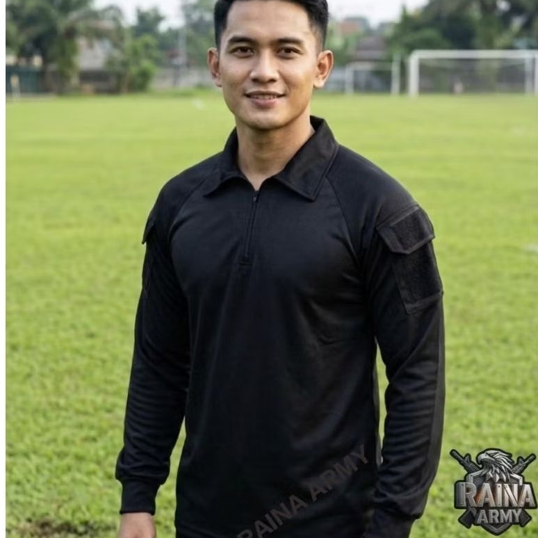 kaos bdu dryfit kaos tactical bdu dryfit t-shirt hitam