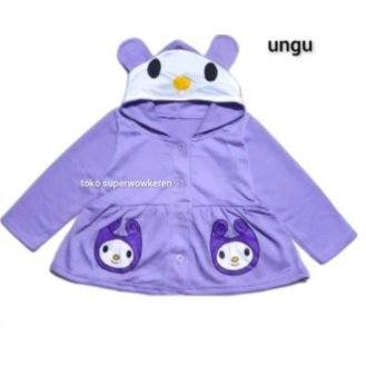 Jaket anak bayi perempuan 1 tahun jacket hoodie bayi 12 bulan kado hadiah ulang tahun lucu terbaru