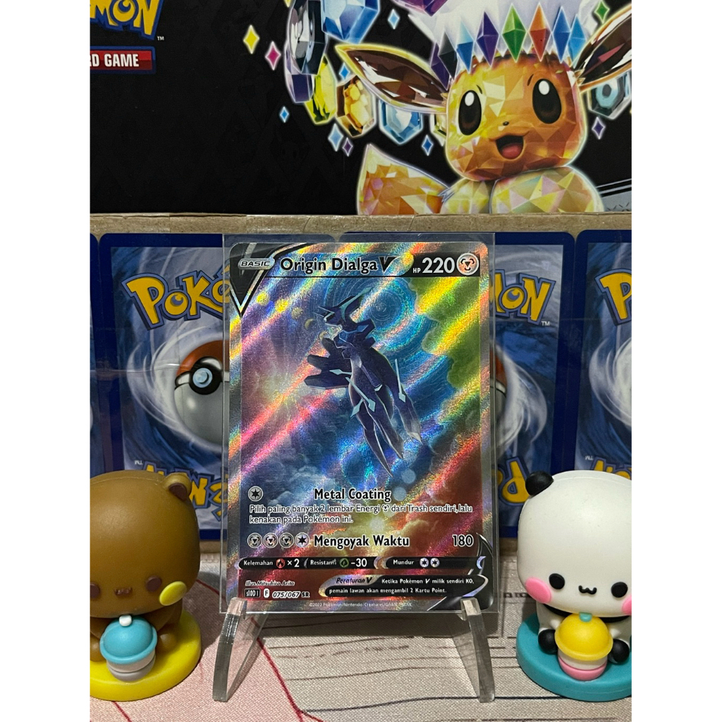 Origin Dialga V s10D F 075/067 SR (Ilus. Mitsuhiro Arita) Kartu Pokemon TCG Trading Card Game Indone