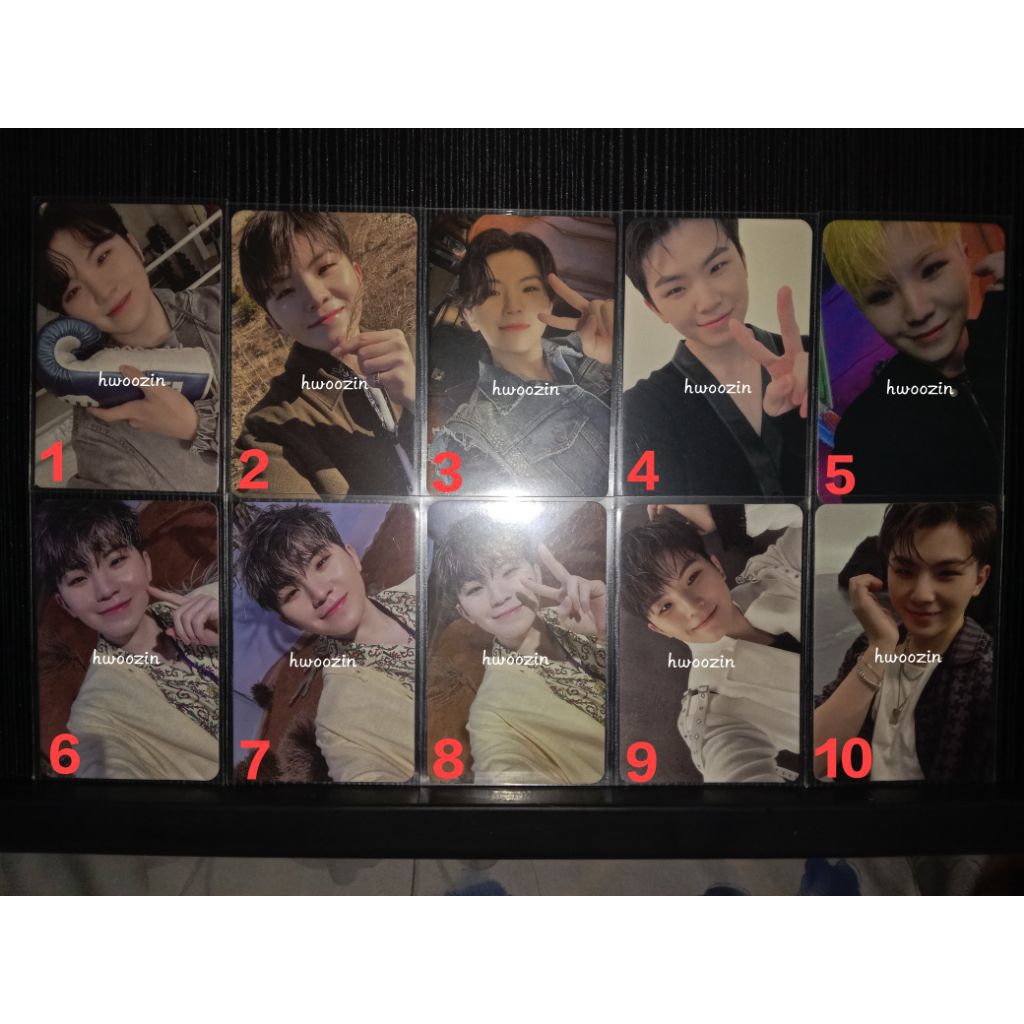 OFFICIAL PHOTOCARD SEVENTEEN WOOZI FTS