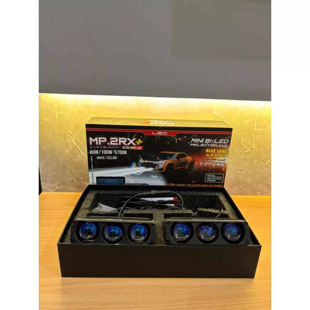 LAMPU SOROT MINI LASER 3 MATA PRO7 MP72RX+ 100 WATT Mini projie 3 mata by pro7 MP.2RX+