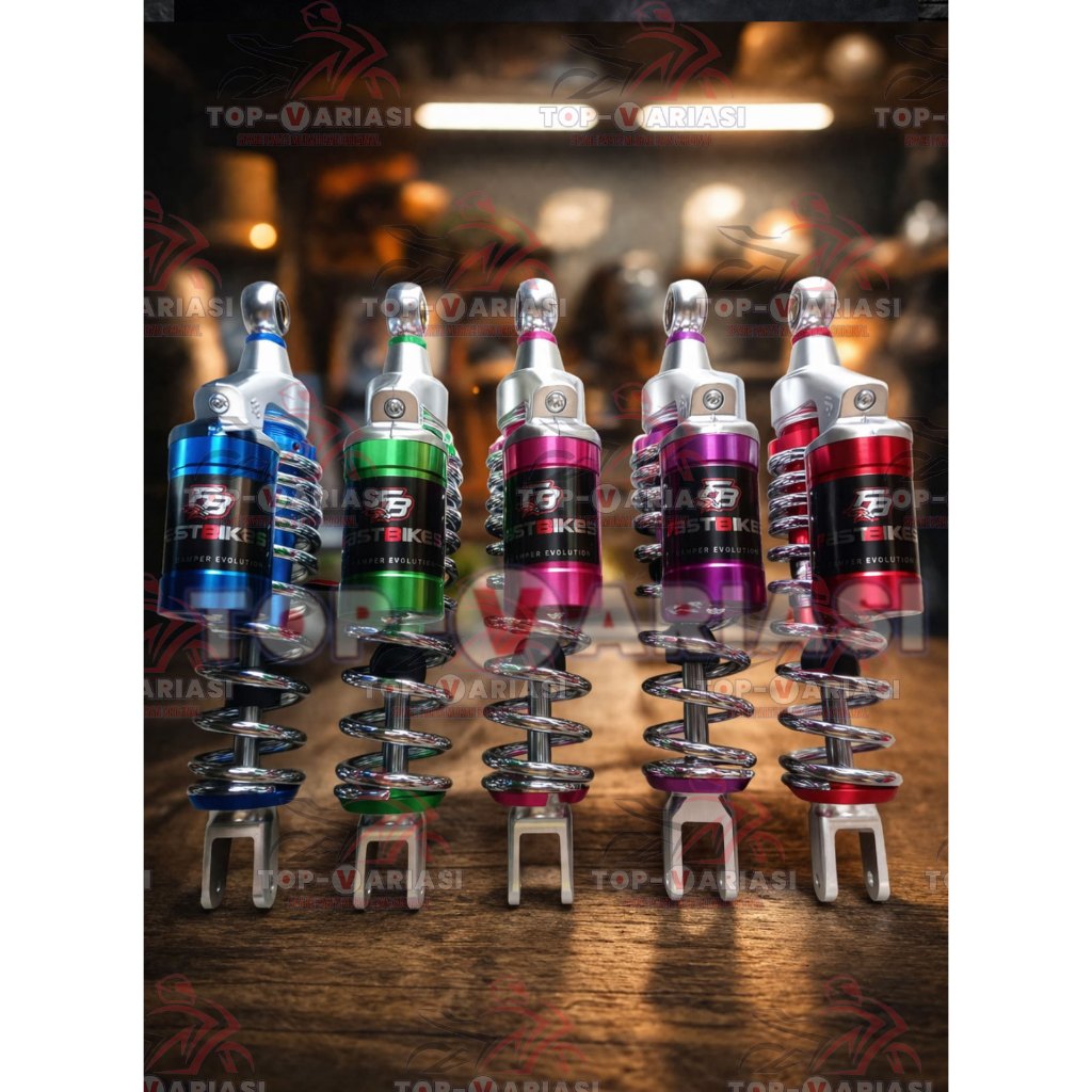 SHOCK PREMIUM/CHROME SERIES/Shock Sok Shockbreaker Belakang Fast Bikes Tabung Atas Model KTC YSS Kli