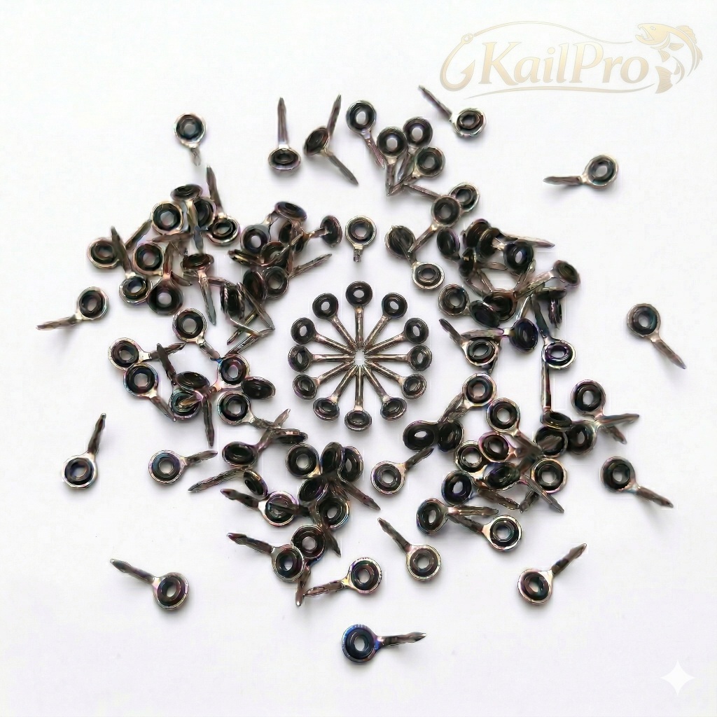 Ring Guide Joran Pancing MK 3 Silver | Cincin Joran Stainless Anti Karat | Halus Kuat & Tahan Lama U