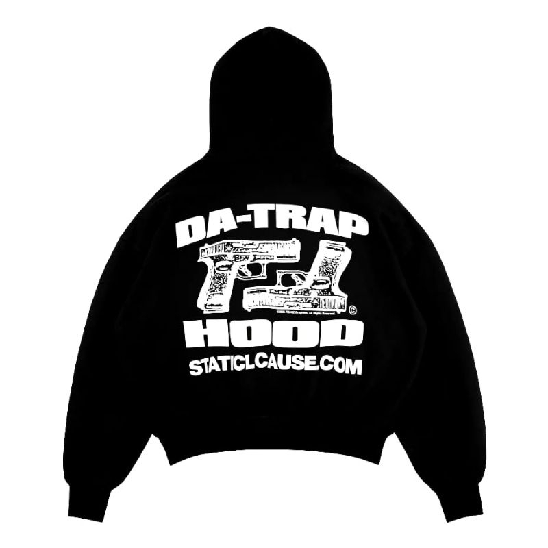 Hoodie boxy oversize warna hitam • rasshaze • premium quality Hoodie pria wanita distro