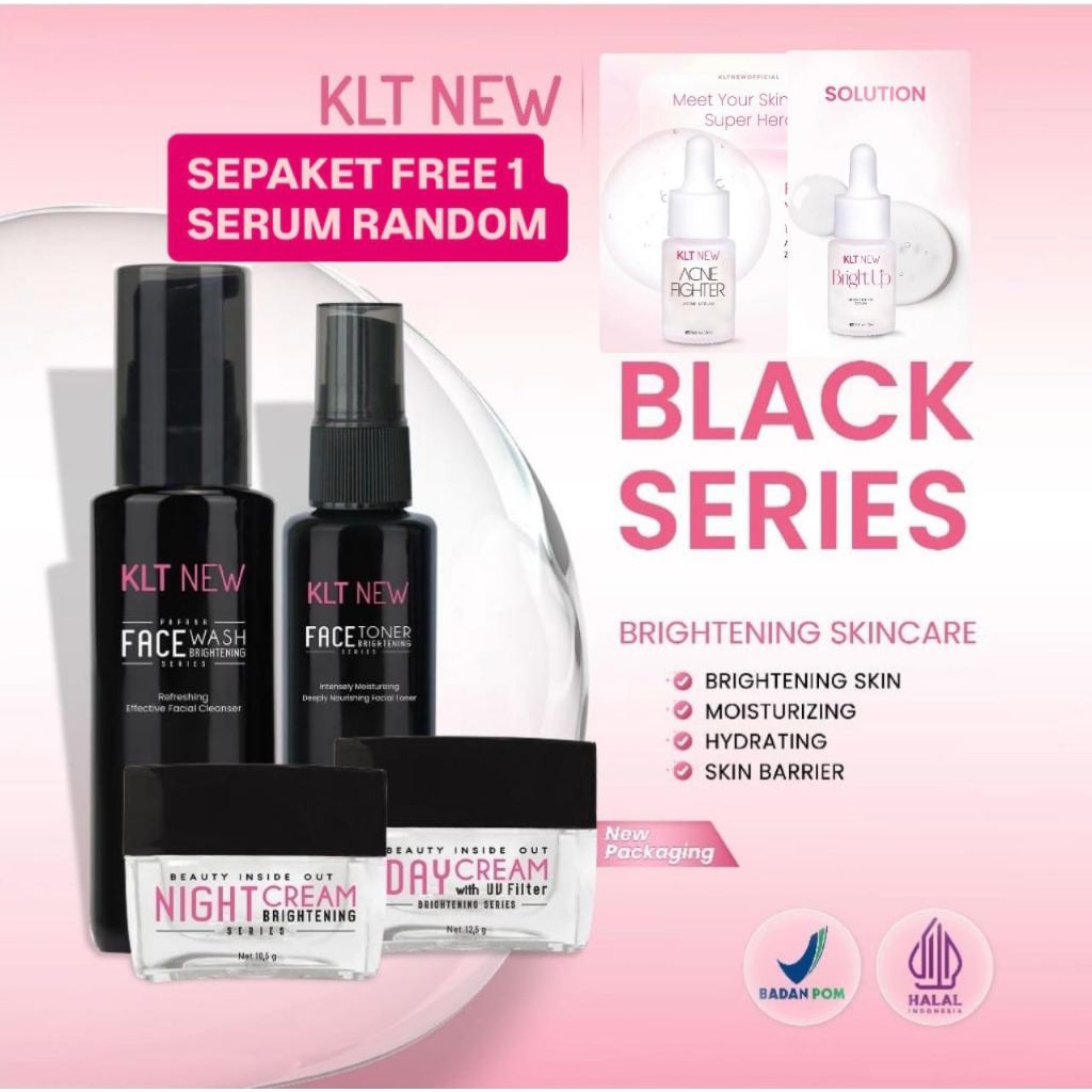 ( NEW PACKAGING ) CREAM KLT NEW BPOM ORI / NEW KLT BPOM / KLT BLACK