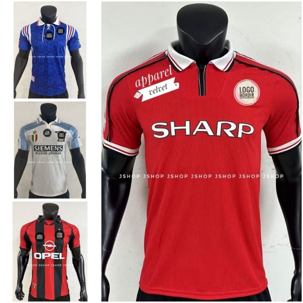KATALOG JERSEY RETRO TERLARIS JERSEY RETRO MU HOME TREBLEE WINNER 1999