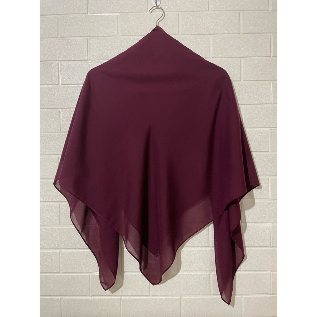 Preloved HL Voal Plain Heaven Lights Scarlet Original