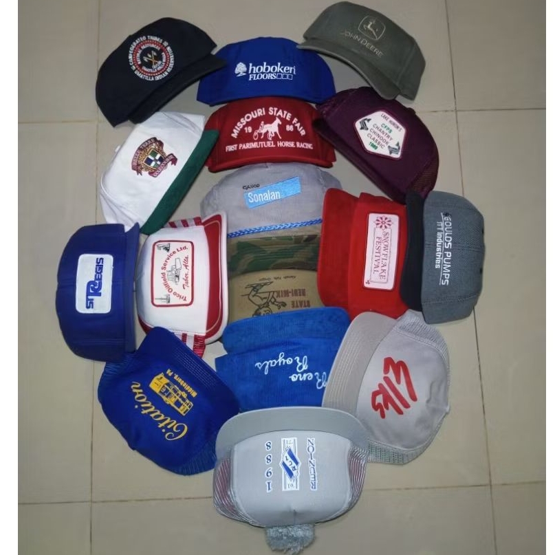 TOPI VINTAGE TWO TONE, ROPEHAT, CORDUROY, TRACKER.