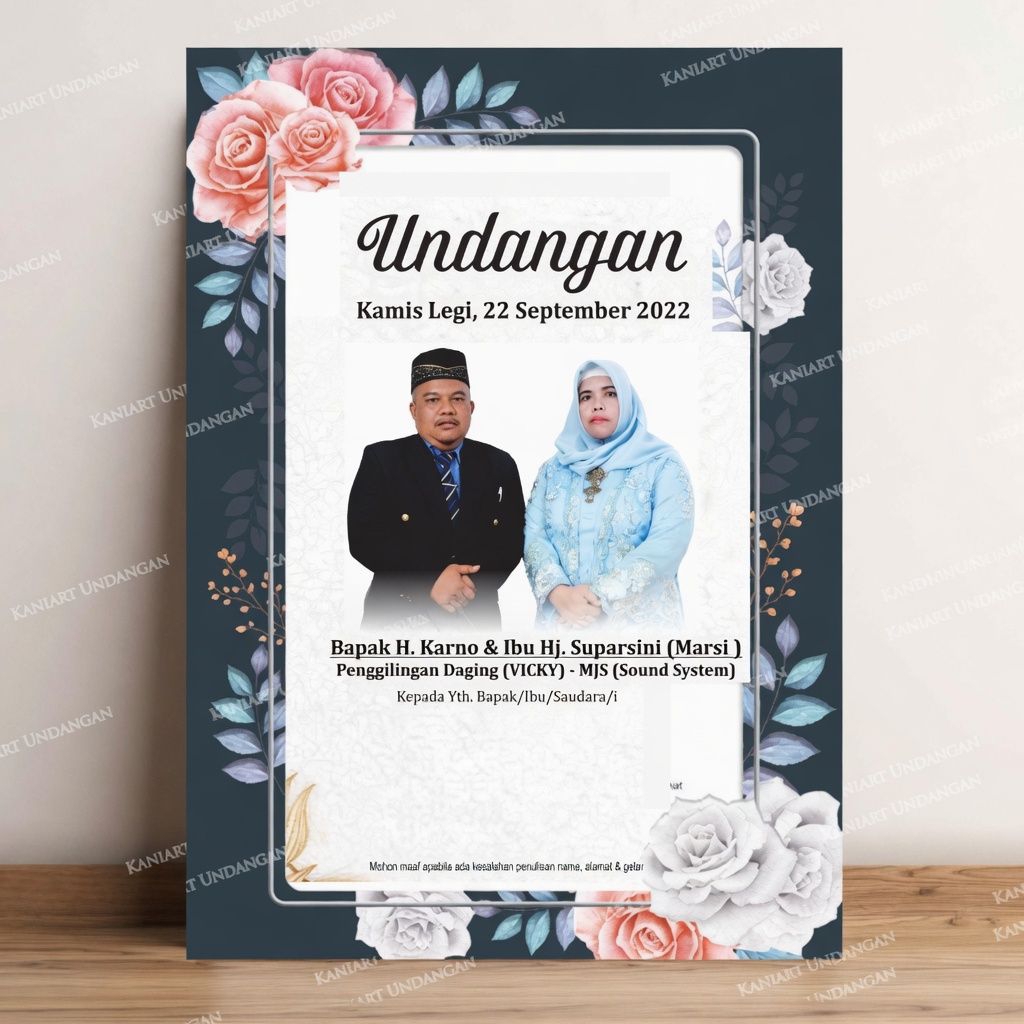 Undangan Orangtua Foto Pengantin, hajatan, Ulem ulem, Serat Ulem Pernikahan Desain Cantik 69