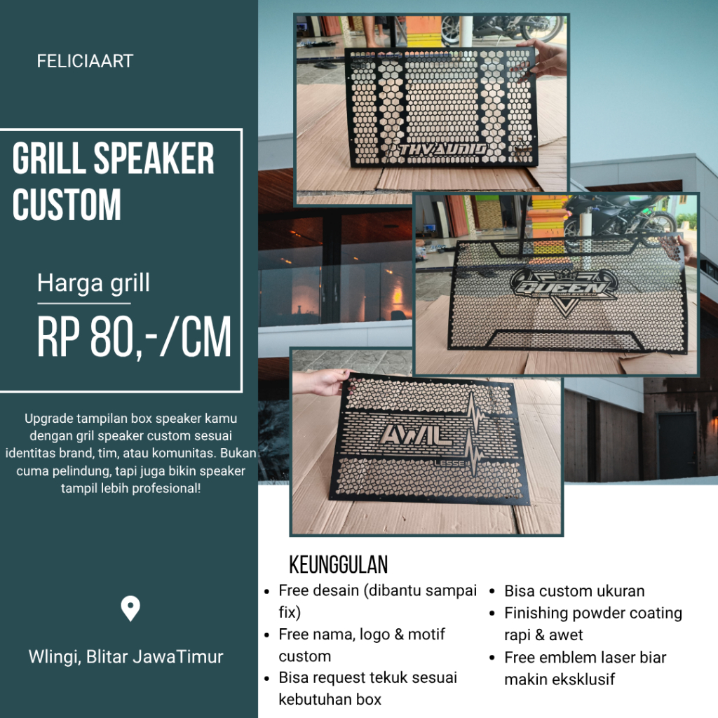 grill speaker custom