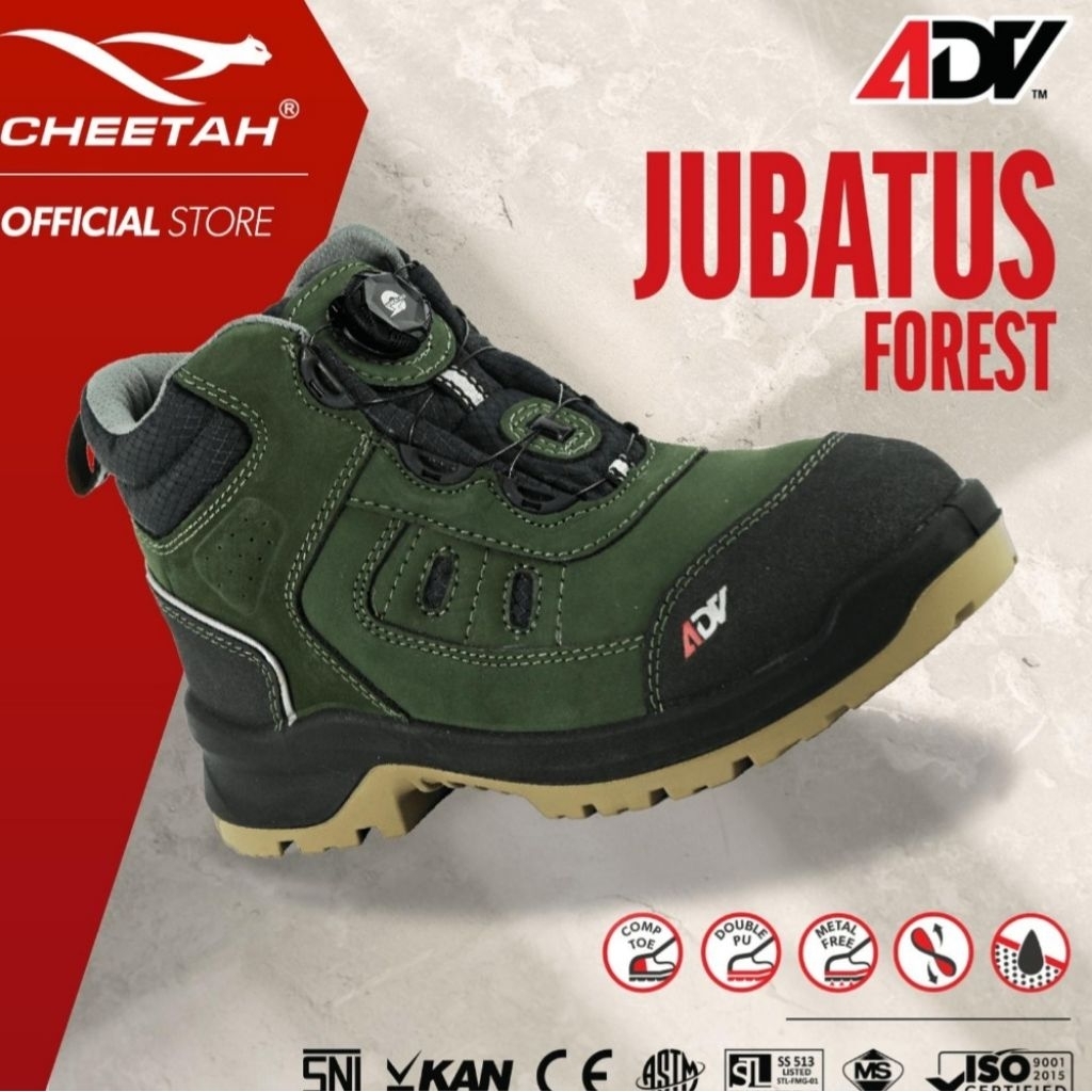 SAFETY SHOES CHEETAH ADV"JUBATUS" 6112G / SEPATU SAFETY CHEETAH TYPE ADV"JUBATUS" 6112G.