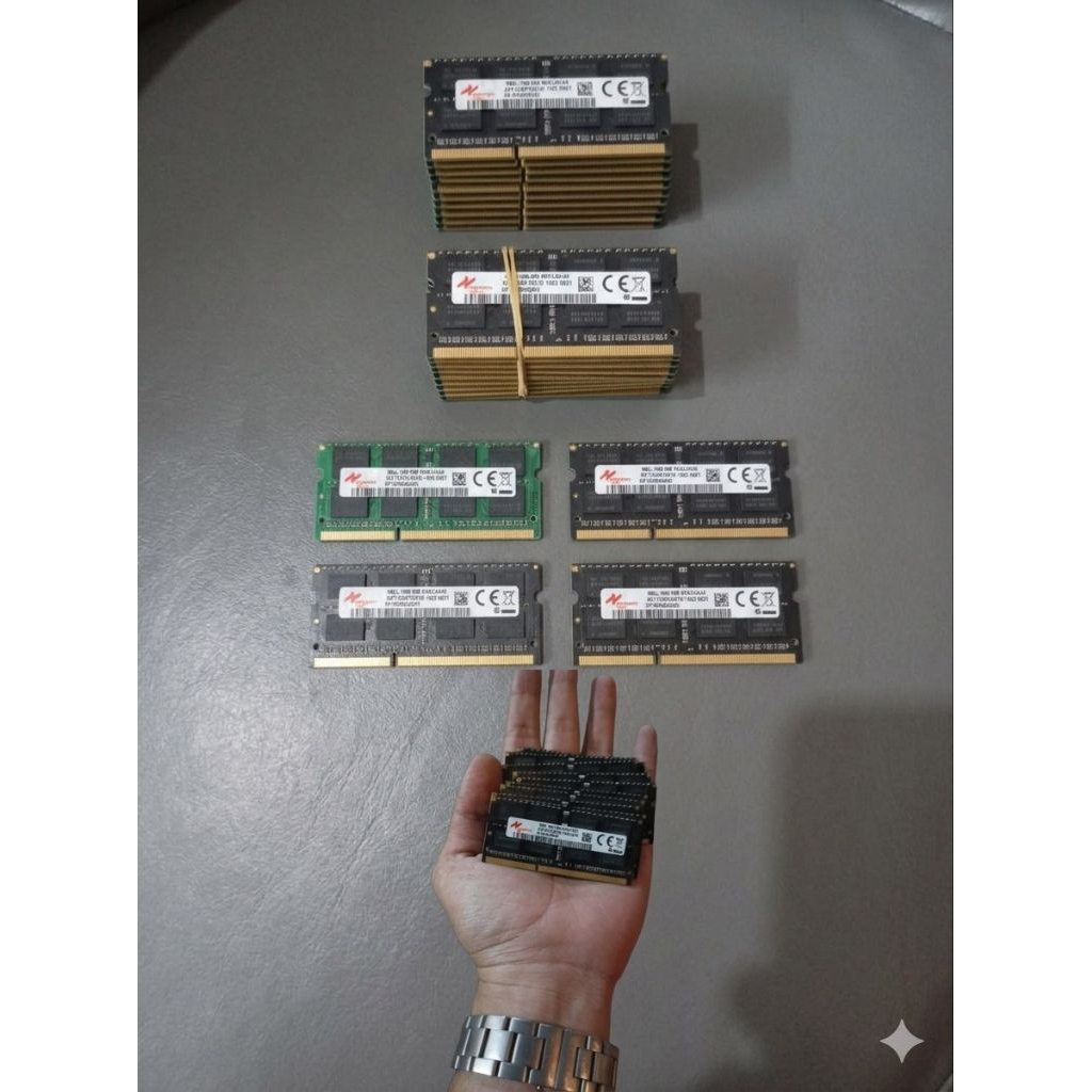 RAM Laptop DDR3L 8GB Power Rig Original Bekas Copotan Laptop Kondisi Normal