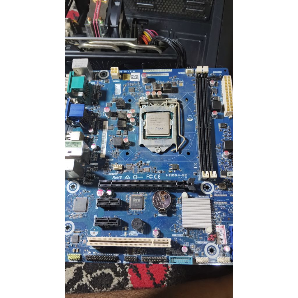 motherboard (mobo) h110m + intel i5-6500