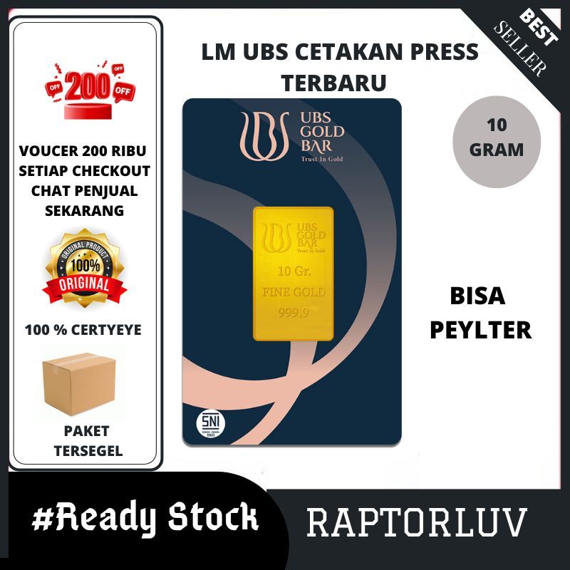 Logam mulia UBS 10 gram Clasic Terbaru Bisa Pyleter