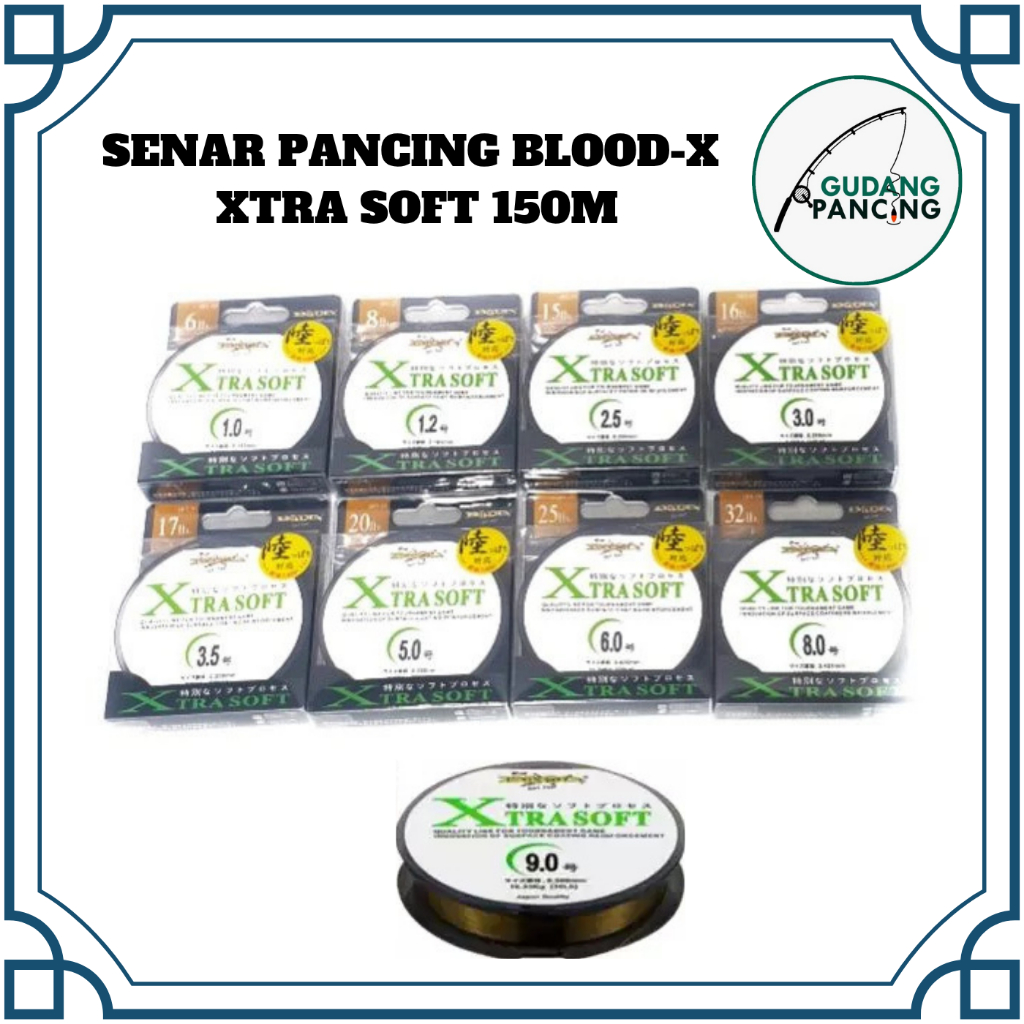 Senar Pancing  Blood-X Xtra Soft 150M