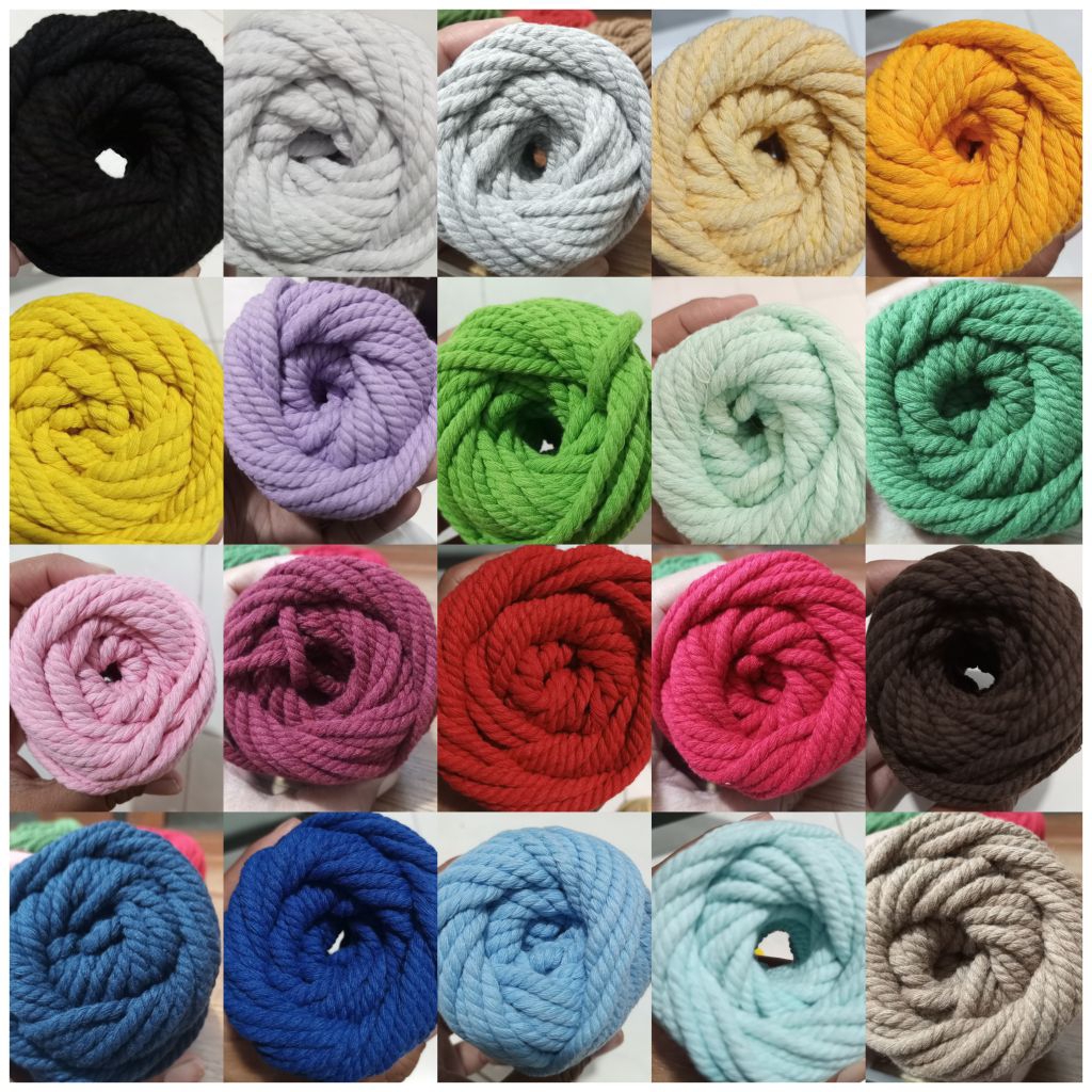 Tali Katun Macrame 4mm / 5 meter