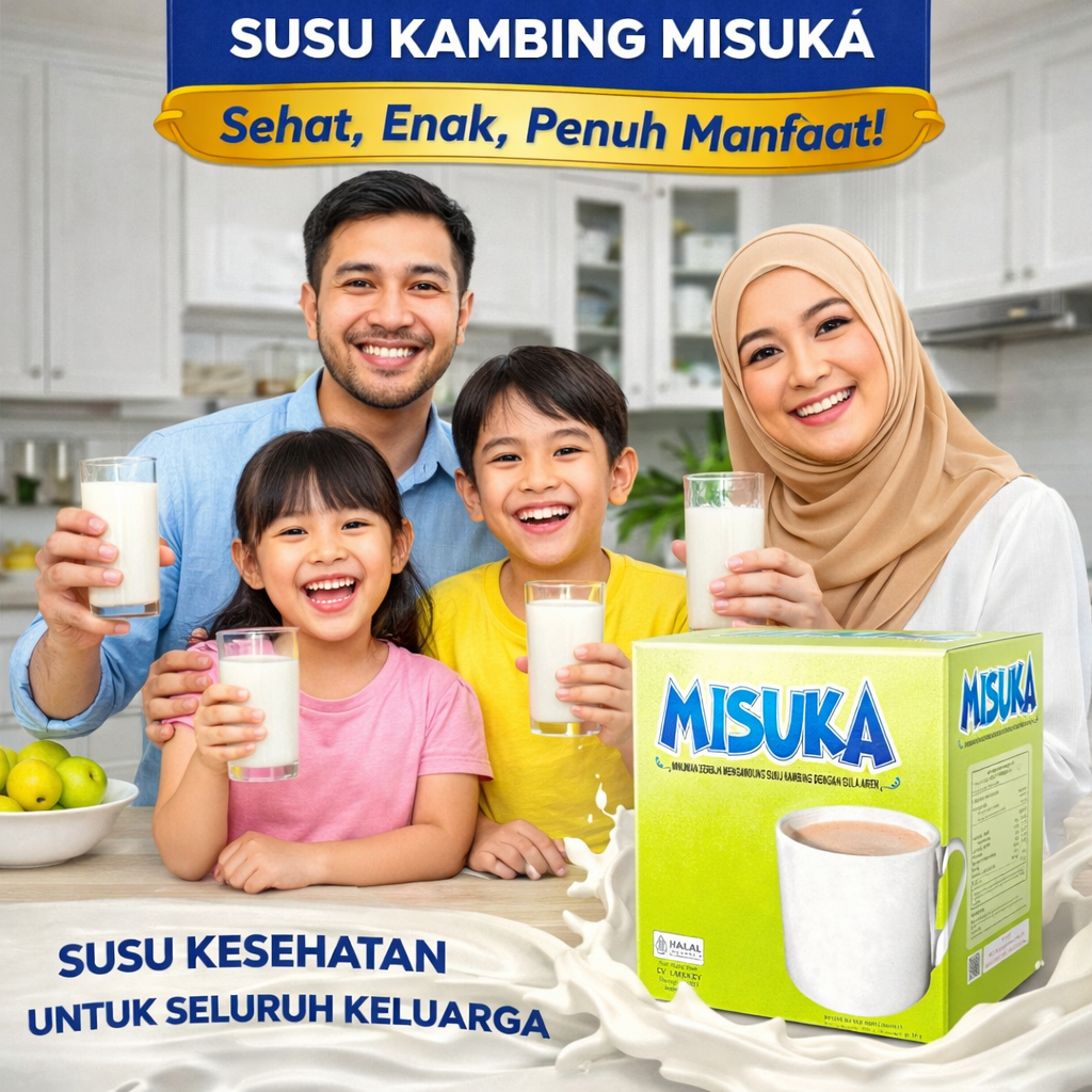Susu Kambing Bubuk MISUKA GULA AREN