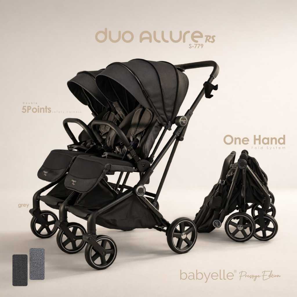 Babyelle Duo Allure RS Stroller Bayi Kembar Kereta Dorong