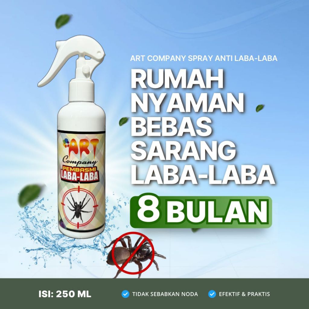 SPIDER CLEAR RACUN PEMBASMI LABALABA OBAT PEMBASMI SERANGGA