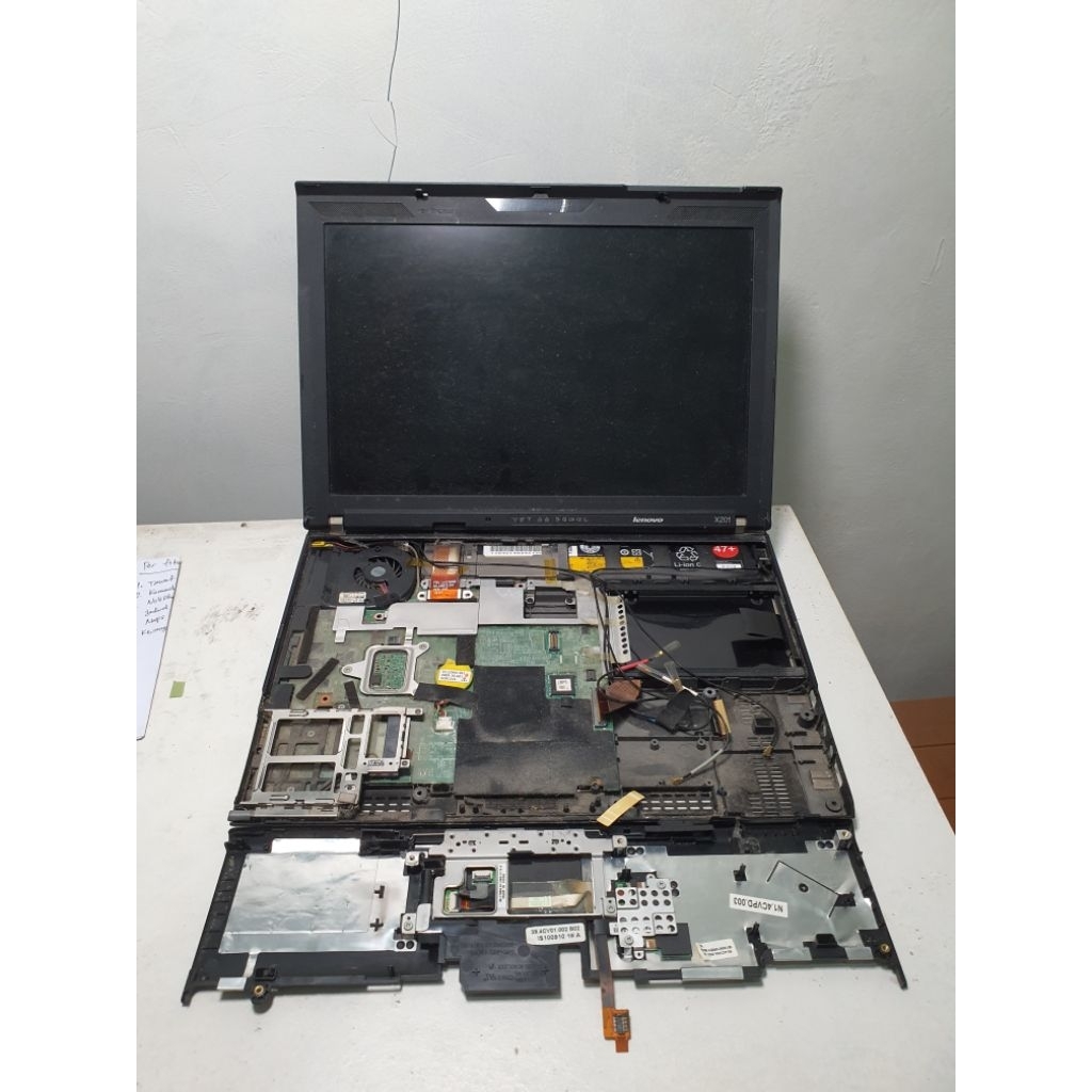 cabutan sparepart thinkpad x201