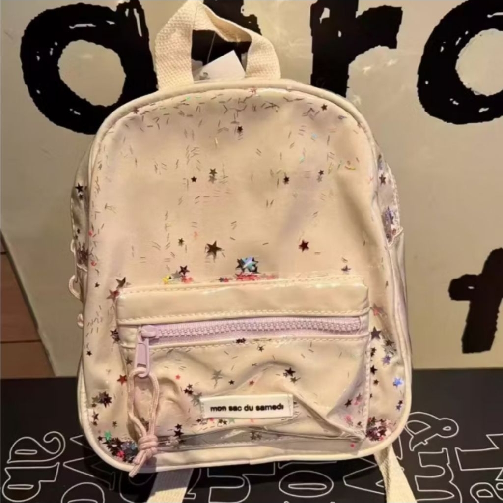 Tas ransel jelly glitter tas ransel star bintang anak tas ransel anak bintang star glitter jelly