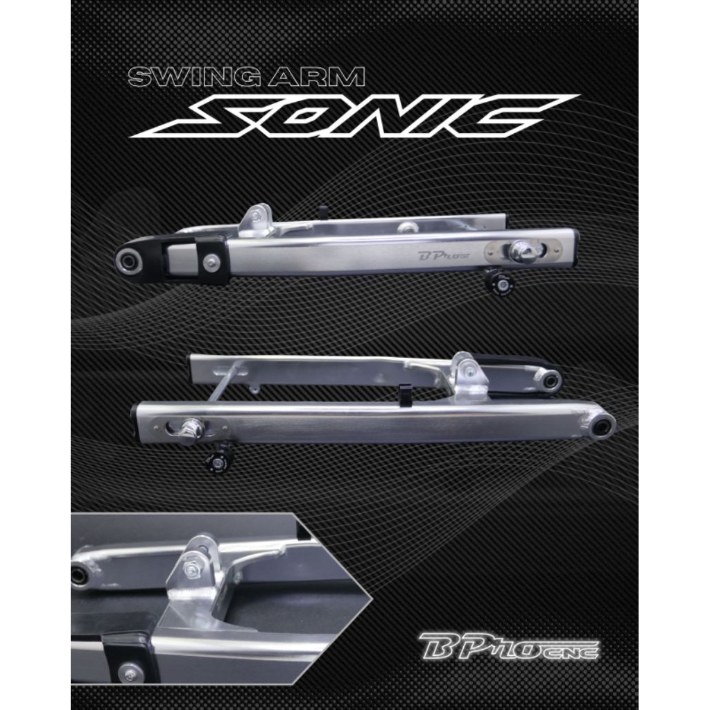 Bpro Swing Arm SPC Sonic GTR 150 Honda Lengan Ayun full  Almunium CNC