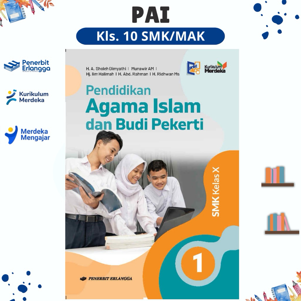 BUKU PENDIDIKAN AGAMA ISLAM KELAS 10 SMK/MAK - PENERBIT ERLANGGA