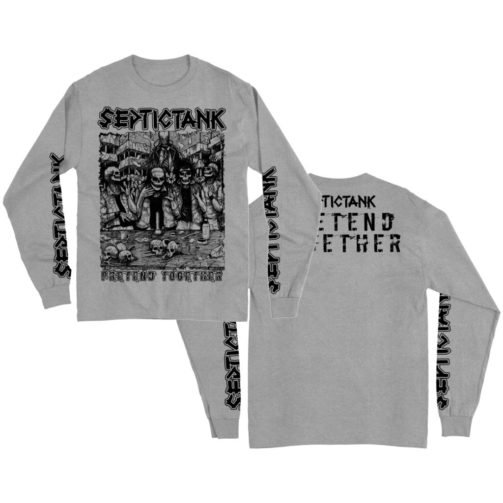Kaos Band Punk Lengan Panjang Septictank - Pretend Together misty