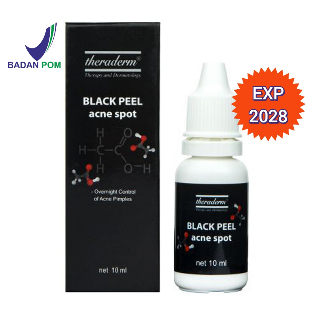 Theraderm Black Peel Acne Spot Totol Jerawat Ampuh Ori Korea POM 10mL