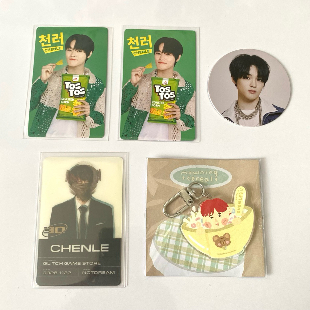 NCT Dream Chenle Official Ofc Photocard PC Poca Tostos Lenti Lenticular Glitch Mode Glimo Keychain K