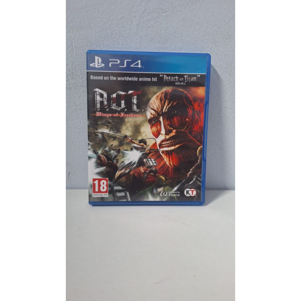 kaset bd ps4 AOT (attack on titan)