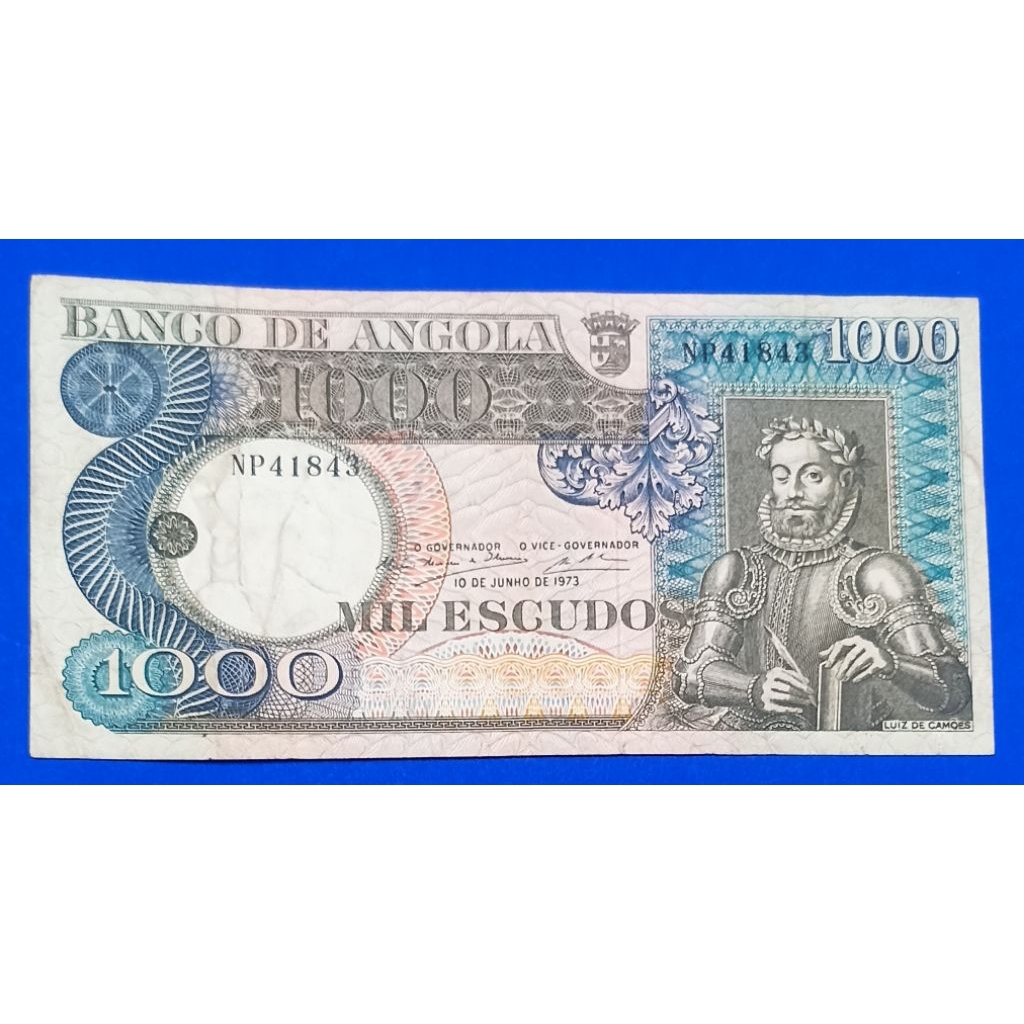 UANG KERTAS ANGOLA 1OOO ESCUDOS